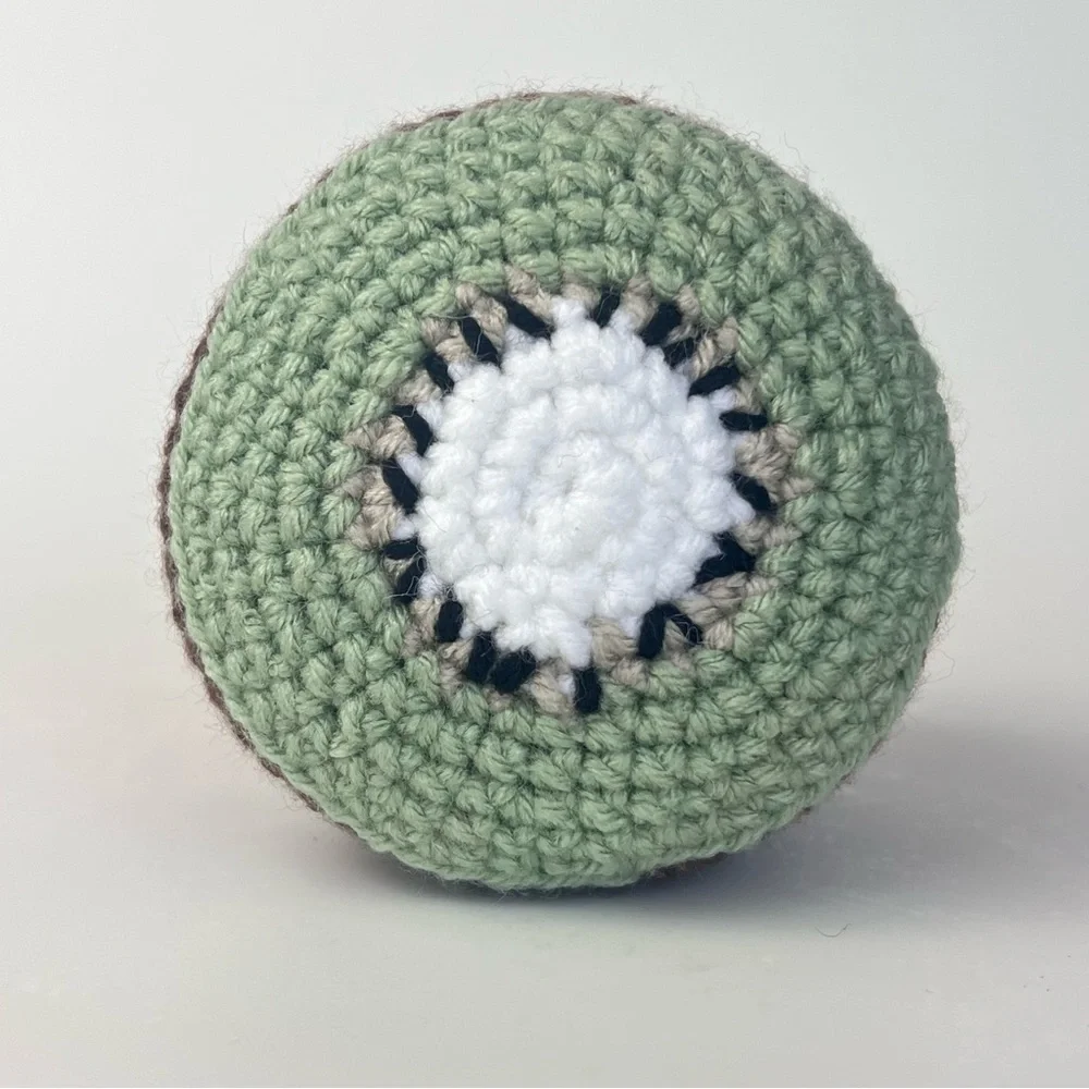 Cat Toy Handmade Kiwi Catnip Crochet Cat Toy